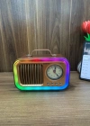 Everton Radyo Saatli Led Işıklı Güneş Panelli Nostaljik Radio RT-711