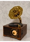 Everton Radyo Gramafon Görünümlü Şarjlı Nostaljik Radio RT-603