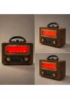 Everton Radyo Şömineli Orta Boy Nostaljik Radio Şarjlı 20x13,5x10 RT-731