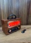 Everton Radyo Şömineli Orta Boy Nostaljik Radio Şarjlı 20x13,5x10 RT-731