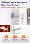 CT. Silikon Duvar Koruyucu Kapı Stoperi GRİ
