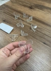 CT. 8li Set Silikon Şeffaf Masa Kenarı Koruma Aparatı