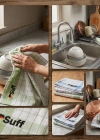 Suff Cam Ve Yüzey Temizleme Bezi Mikrofiber Altın Serisi 40X60