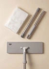 MİSS CLEAN ( 8 Adet Yedek Bezli ) 32 Cm Büyük Boy Tüm Bezlere Uyumlu Click Mop Kendinden Sıkıştırmalı Paspas