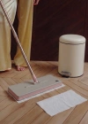MİSS CLEAN ( 8 Adet Yedek Bezli ) 32 Cm Büyük Boy Tüm Bezlere Uyumlu Click Mop Kendinden Sıkıştırmalı Paspas