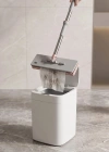 MİSS CLEAN ( 8 Adet Yedek Bezli ) 32 Cm Büyük Boy Tüm Bezlere Uyumlu Click Mop Kendinden Sıkıştırmalı Paspas