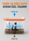 Missclean ( 1 Yedek Bez Hediyeli )Temiz Su ile Kirli Suyu Ayıran Otomatik Temizlik Seti Profesyonel Mop Paspas