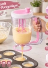 BT. Karıştırıcılı Hamur Dağıtıcı Hamur Porsiyonlayıcı Mixer 2 ın 1