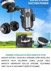 K. Yeni Model 360° Döner Yüzey Vakumlu Telefon Tutucu