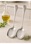 K. Gümüş Paslanmaz Çelik Servis Sunum Kaşığı 21 Cm Metal Kaşık