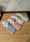 KK. Saç Fırçası Kare 3D Tarak Soft Renkli