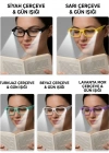 KK. LED Işıklı Kitap Okuma Gözlüğü, Renkli Çerçeve, Çift LED Ayrı Ayrı Eller Serbest Aydınlatma