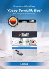 KK. Suff Lotus Düz Parlak Mikrofiber Yüzey Temizlik Bezi Ocak ve Fırın Temizlik Bezi 40x40 cm