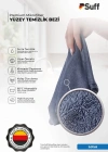 KK. Suff Lotus Düz Parlak Mikrofiber Yüzey Temizlik Bezi Ocak ve Fırın Temizlik Bezi 40x40 cm