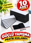 K. Dikdörtgen Halı Cırt 10 Adet 2x5 Cm Arkası Yapışkanlı Cırt Cırt Bant Halı Kilim Koltuk Örtüsü Tablo Sabitleyici