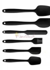 6lı Takım Yanmaz Yapışmaz Mutfak Pasta Slikon Yumurta Fırçası Kaşık Bıçak Spatula Seti