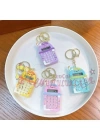 8 Haneli Ekran Anahtarlık Kawaii  Taşınabilir Hesap Makinesi