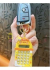 8 Haneli Ekran Anahtarlık Kawaii  Taşınabilir Hesap Makinesi