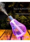 Ampul Şeklinde Led Işıklı Hava Nemlendirici Buhar Makinesi