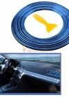 Araba Oto Trim Dekorasyon Şeridi Kauçuk Elastik Kolay Kurulum 5 metre Şerit Bant