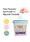 Beyaz Sabun Kokulu Islak Kova Mendil Temizlik Havlusu 250 Adet  ( Düz Model )