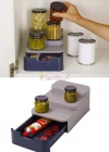 Çekmeceli Organizer Düzenleyici Mutfak Tezgah Üstü Dolap Içi Kompakt Düzenleyici