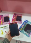 Çocuk Tablet LCD 8.5 Inç Dijital Kalemli Çizim Yazı Tahtası Pembe + Hediye Set