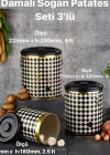 DAMALI DOGAN PATATES 3LÜ SET VİP