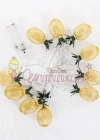 Dekoratif Pilli Pineapple Ananas Pilli Şerit Led Işık