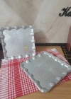 KARE  Gold/ Gümüş  Sunum Tepsisi