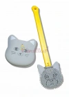 Kedi Modelli Ithal Silikon Tuvalet Fırçası