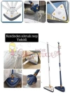 Kendinden Sıkmalı Üçgen Mop ( Yedekli )