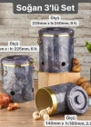 METAL 3LÜ SOGAN PATATES SETİ