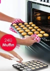Muffin Kalıbı 24lü Cupcake Kapsülü Fırın Mini Kek Browni Kekstra Kurabiye Kalıbı