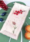 SERAMİK LALE DESENLİ NEHİR KAYIK TABAK