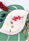 SERAMİK LALE DESENLİ OKYANUS KAYIK TABAK