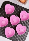 SİLİKON KALP MİNİ KEK KALIBI