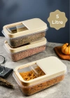 Soft Chef Multi Box 5 Lt Saklama Kabı Krem /Antrasit