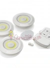 Uzaktan Kumandalı led ampul seti 3lü set yuvarlak