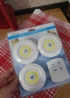 Uzaktan Kumandalı led ampul seti 3lü set yuvarlak