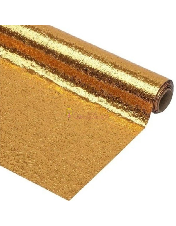 10 Metre Kendinden Yapışkanlı Silinebilir Mutfak Tezgah Üstü Sticker Folyo Gold