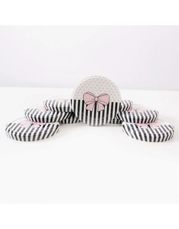 10LU DESENLİ GALVANİZ KAVANOZ KAPAĞI