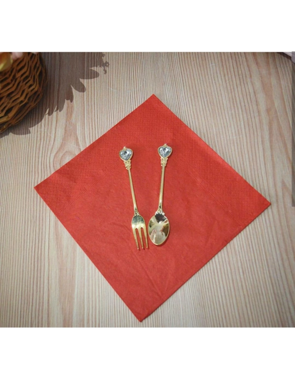 12Lİ LÜKS TAŞLI GOLD MEYVE ÇATALI