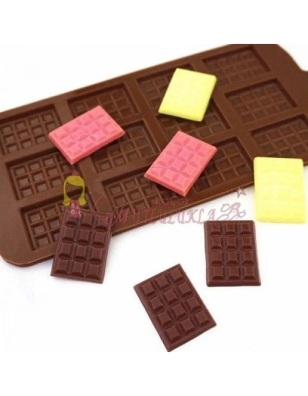 12 Lİ MİNİ TABLET ÇİKOLATA KALIBI