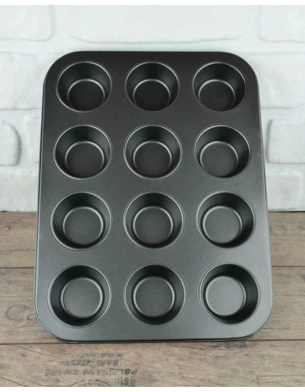 12Lİ TEFLON LÜKS MUFFİN KEK KALIBI