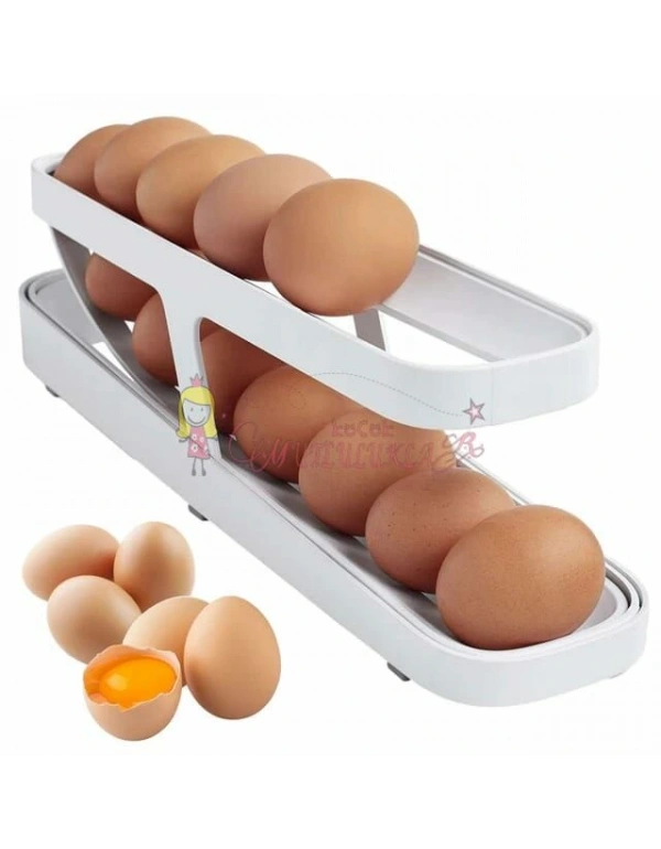 2 Katlı Otomatik Buzdolabı Yumurta Standı