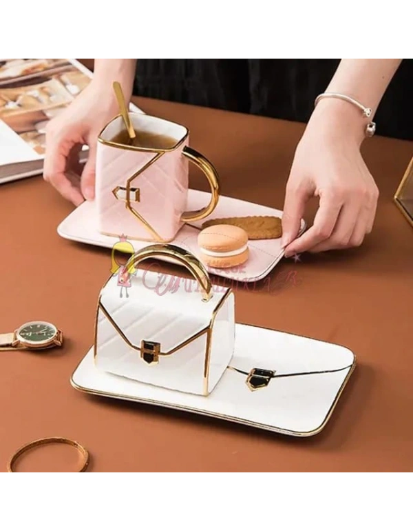 2 Kişilik Çanta Türk Kahvesi Fincanı