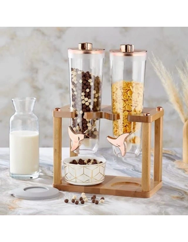 2Lİ BAMBU STANDLI CORNFLEKS ALETİ