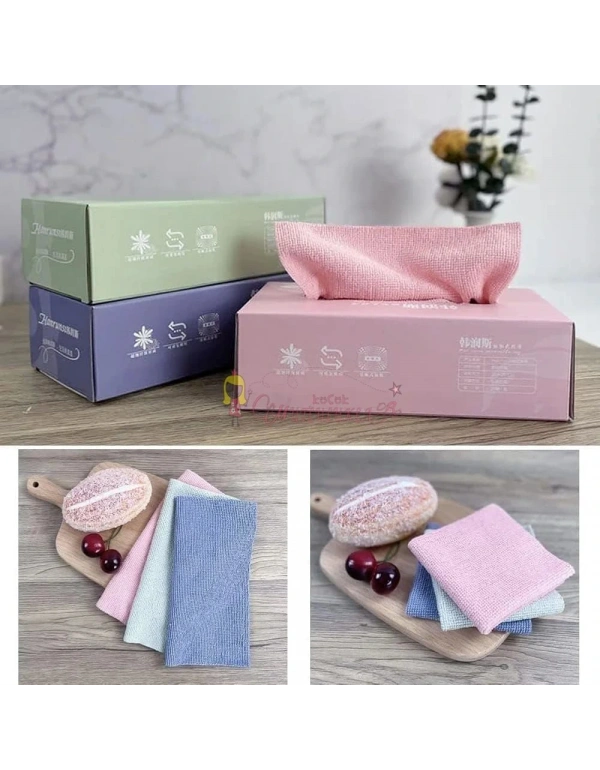 20li Mikrofiber Temizlik Bezi Cam Araba Silme Bezi Mutfak Fiber Temizleme Bezi 20x20