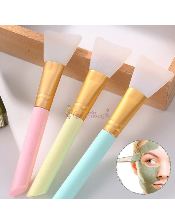 2li Silikon Tasarım Yüz Cilt Bakımı Maske ve Krem Spatulası